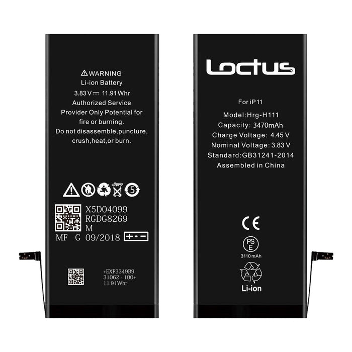 Replacement Battery iPhone 11 3470mAh High Capacity with Tool Kit