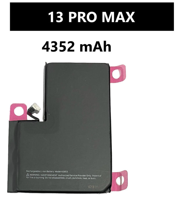 Replacement Battery iPhone 13 Pro Max 4352mAh Capacity Replacement