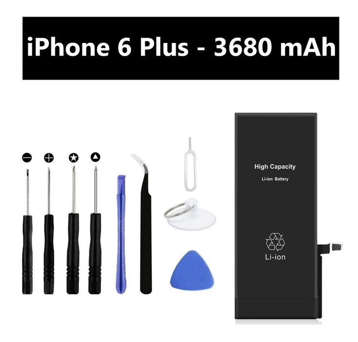 Replacement Battery iPhone 6 Plus 3680mAh High Capacity with Tool Kit