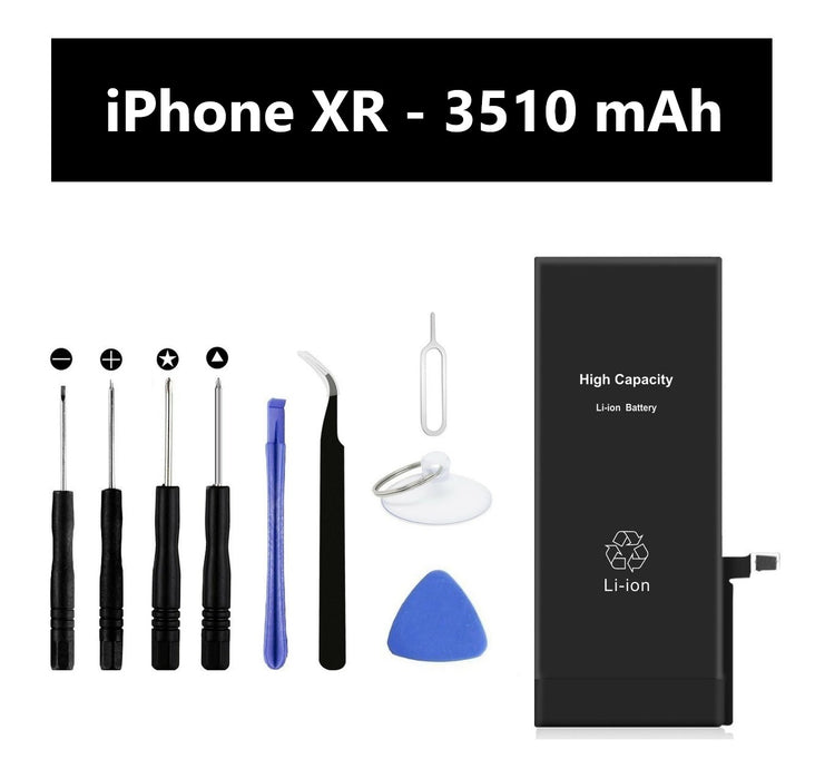 Replacement Battery iPhone XR 3510mAh High Capacity with Tool Kit