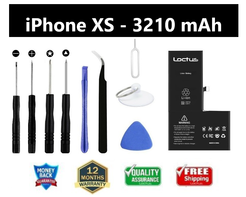 Replacement Battery iPhone XS 3210mAh High Capacity with Tool Kit