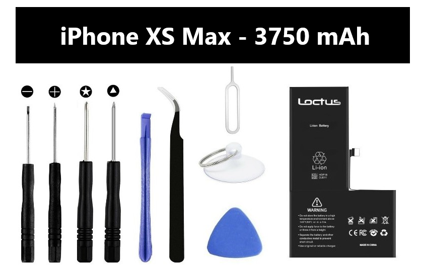 Replacement Battery iPhone XS MAX 3750mAh High Capacity with Tool Kit