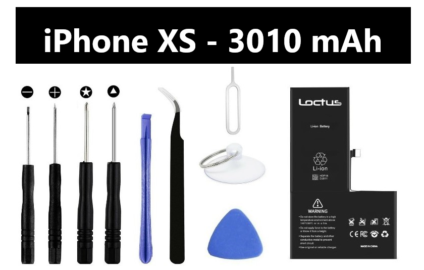 Replacement Battery iPhone XS 3010mAh High Capacity with Tool Kit