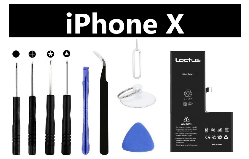 Replacement Battery iPhone X 3200mAh High Capacity with Toolkit