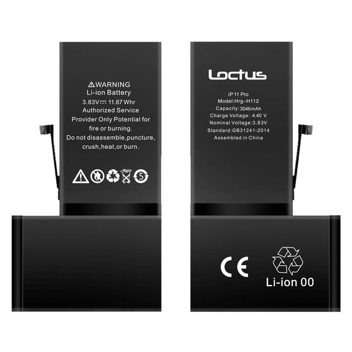 Battery iPhone 11 Pro 3046mAh - Loctus