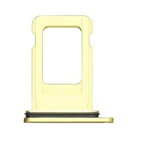2-SIM Card Tray iPhone 11 Yellow - Loctus