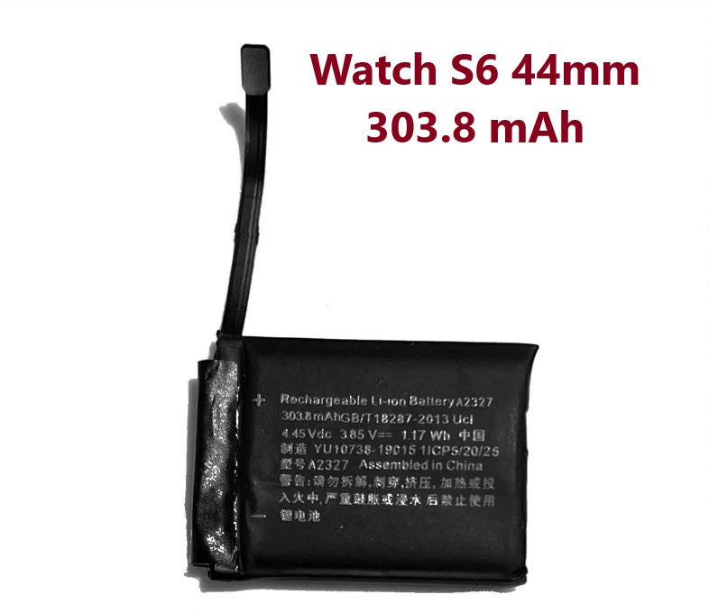Replacement Battery for Apple Watch 6 44MM - 303.8mAh Capacity