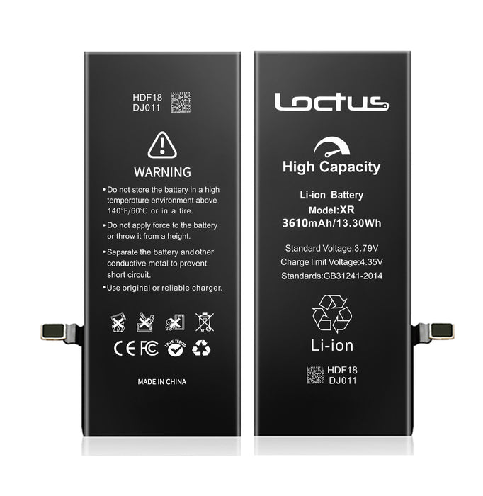 Replacement Battery iPhone XR 3610mAh High Capacity